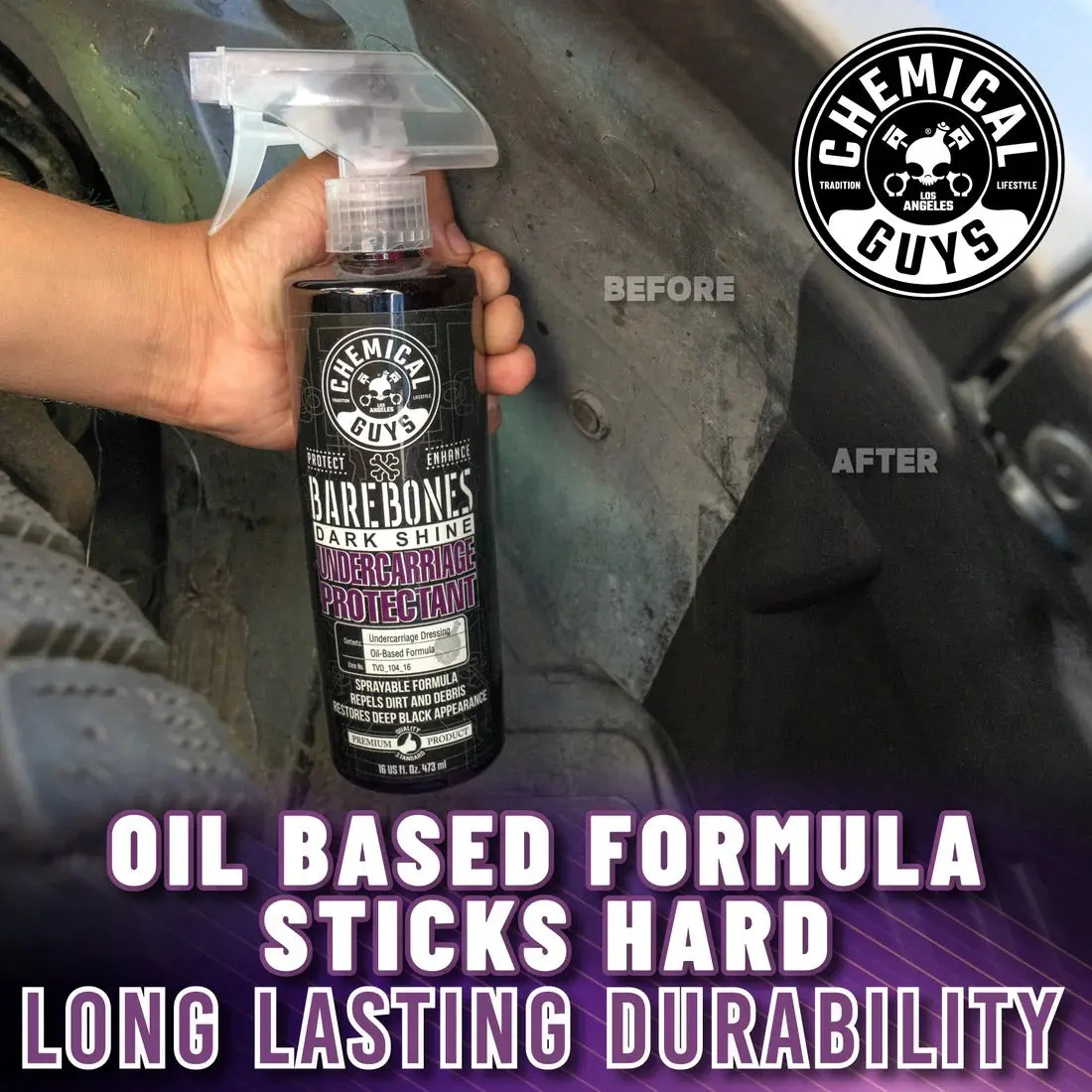 Bare Bones Undercarriage Spray-Dark Shine (16oz) - Image 8
