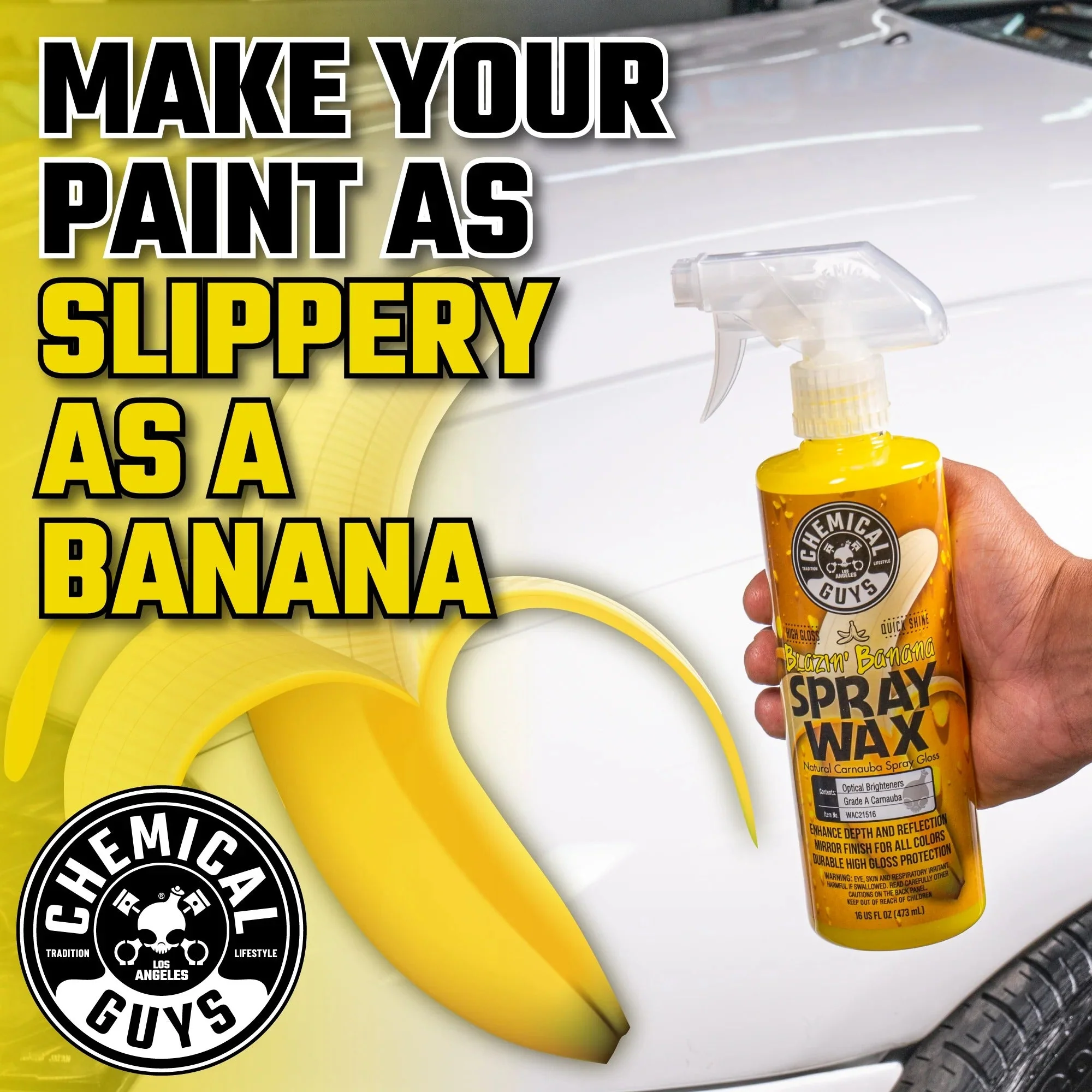 Blazin' Banana Carnauba Spray Wax (16oz) - Image 9
