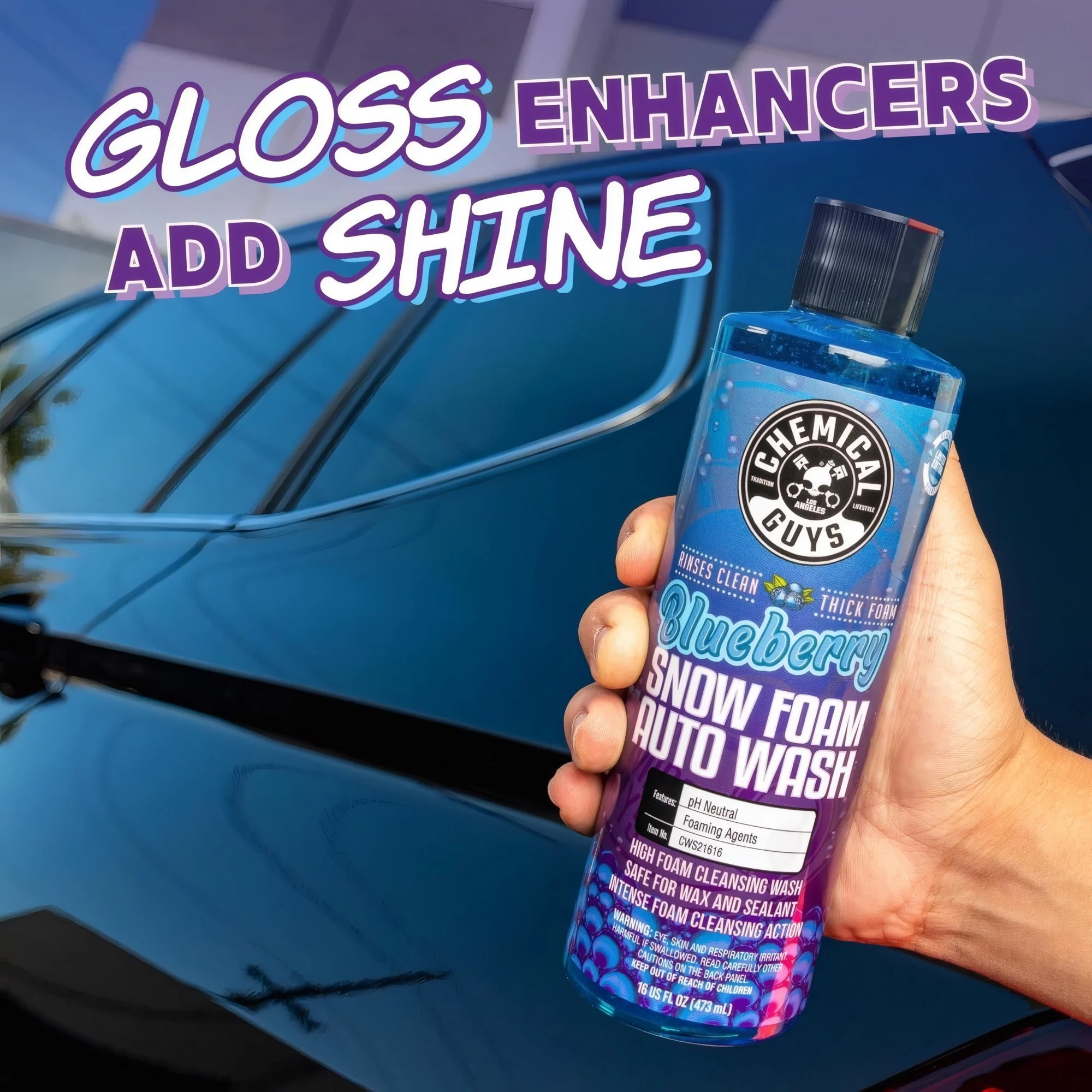 Blueberry Snow Foam Auto Wash (16oz) - Image 5