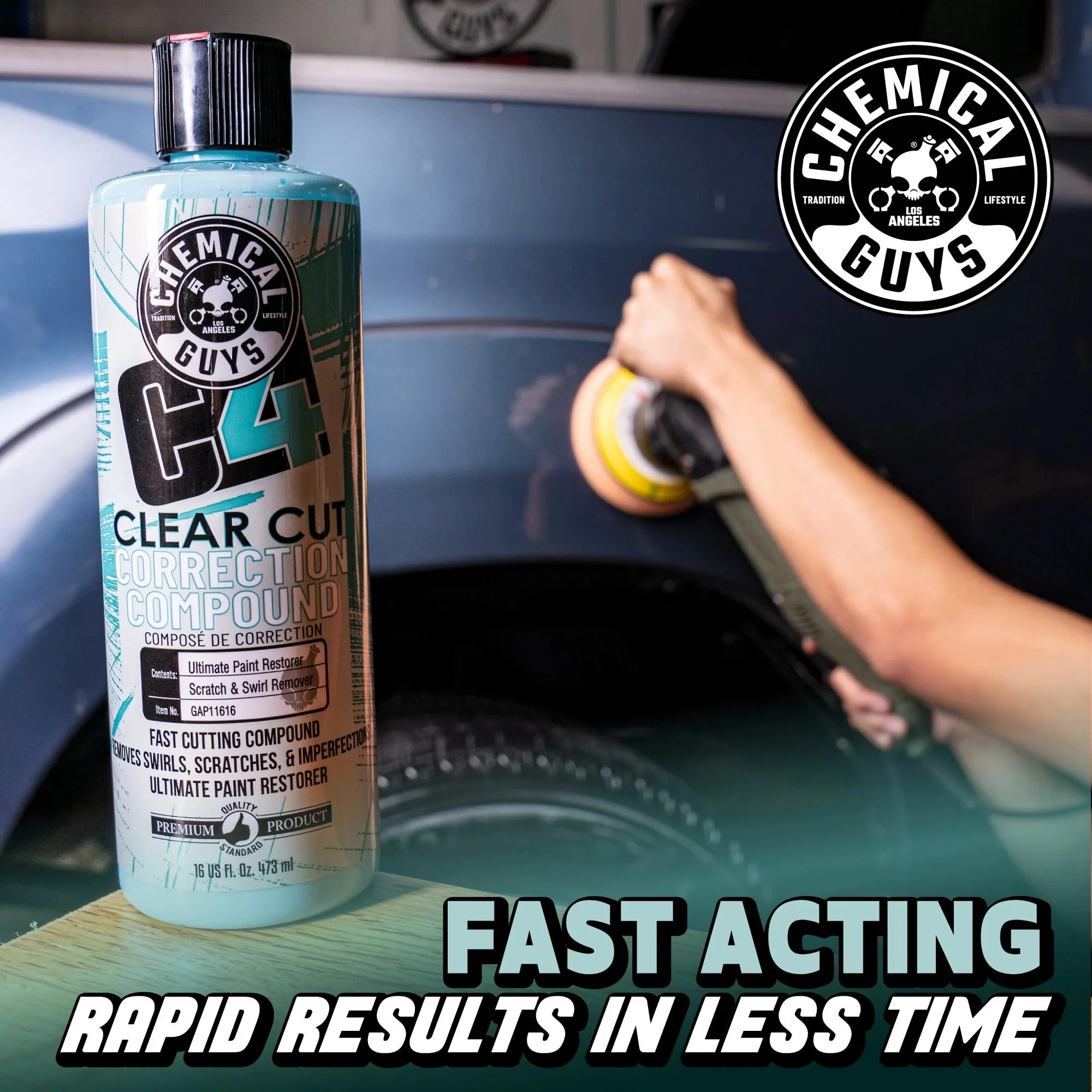 C4 Clear Cut Correction Compound (16oz) - Image 7