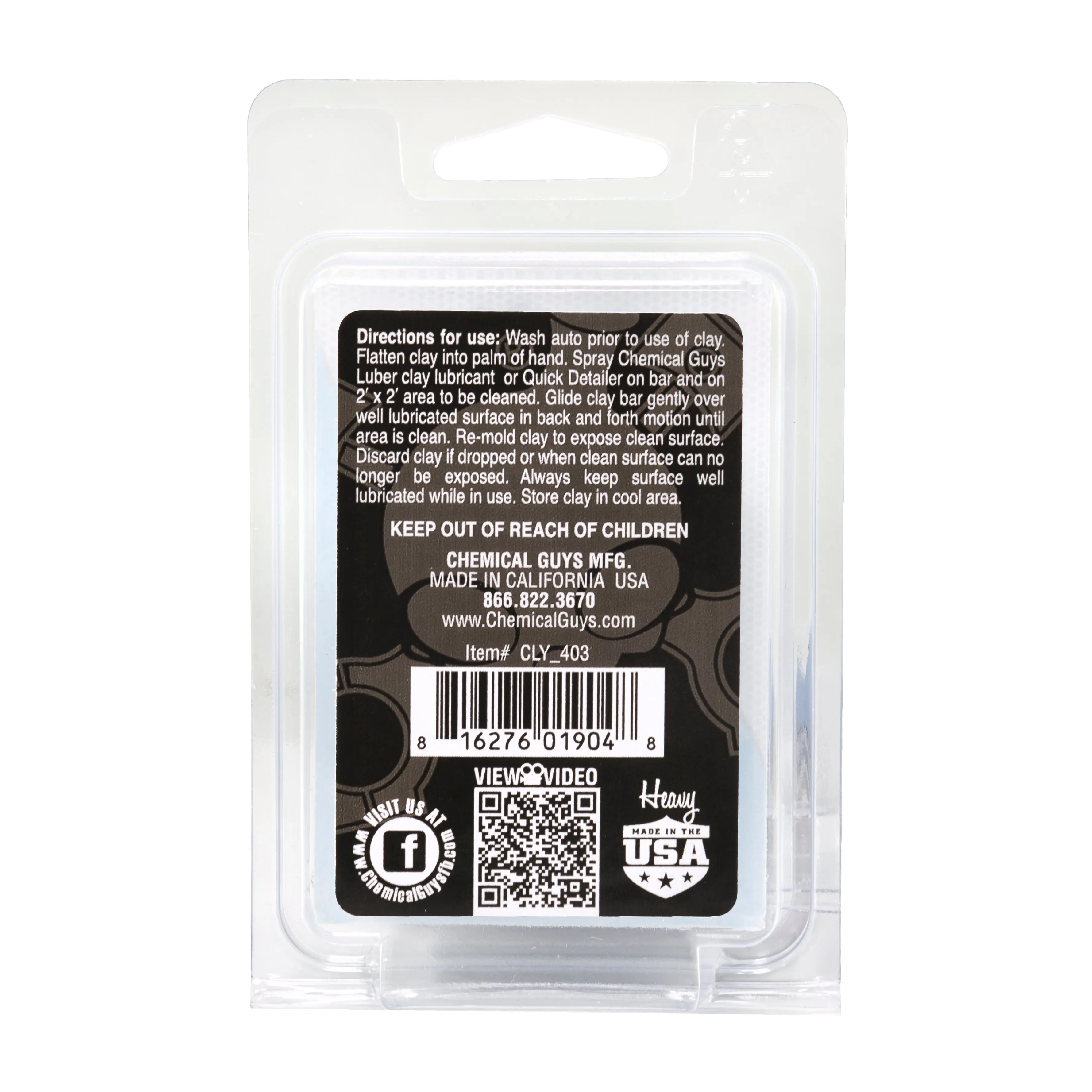 Clay Bar & Luber Synthetic Lubricant Kit - Heavy Duty - Image 5