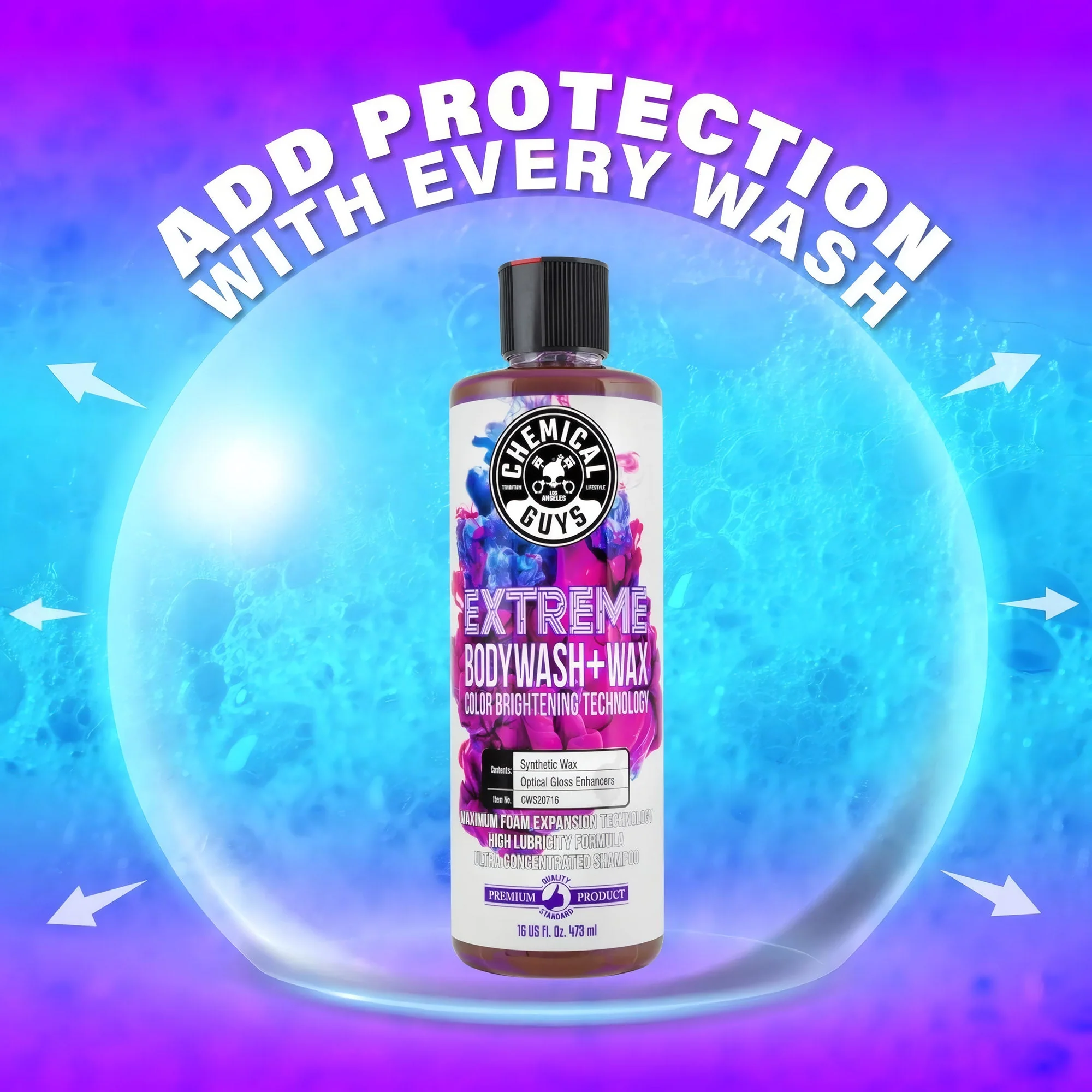 Extreme Body Wash and Wax Car Wash Soap (16 oz) - Image 14