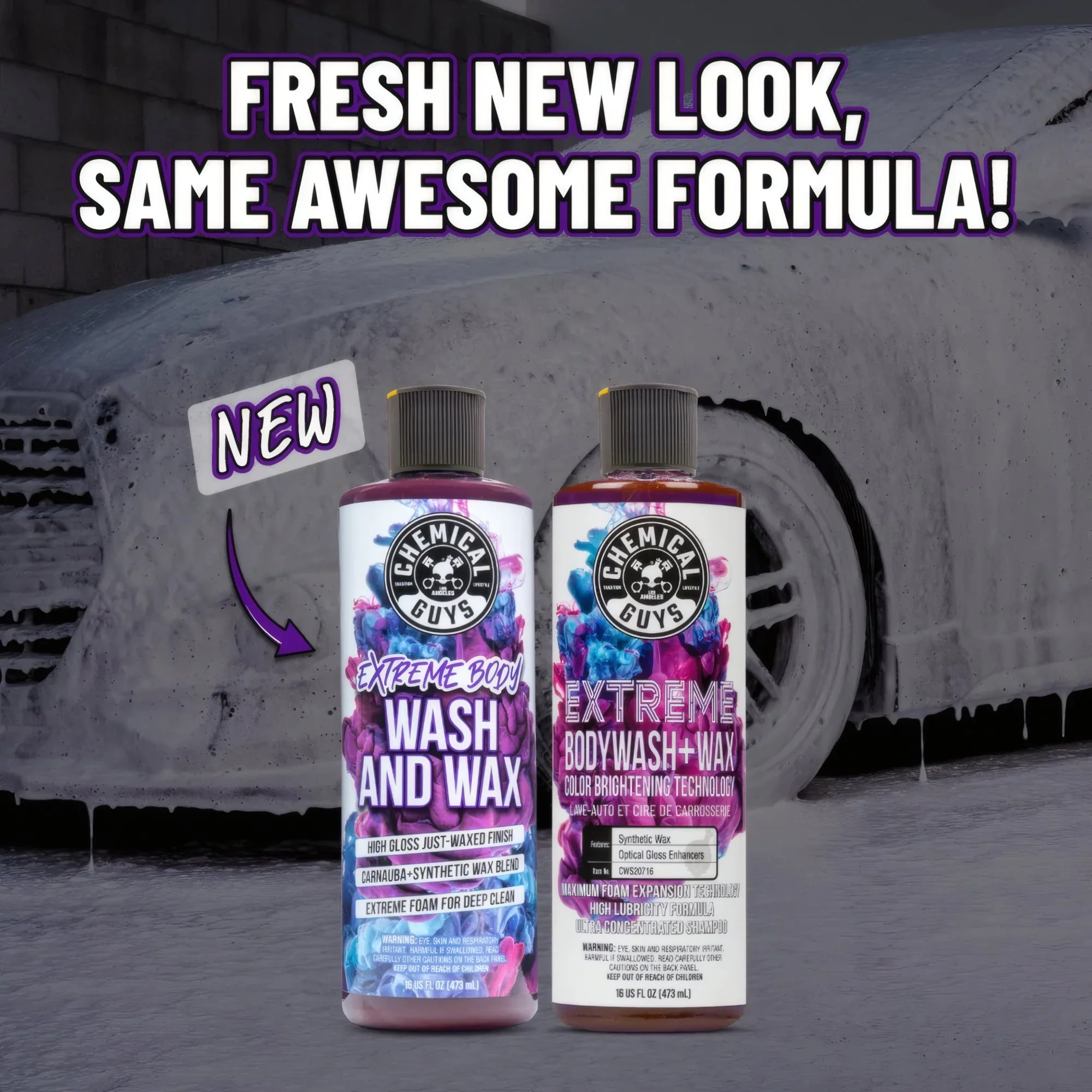 Extreme Body Wash and Wax Car Wash Soap (16 oz) - Image 5