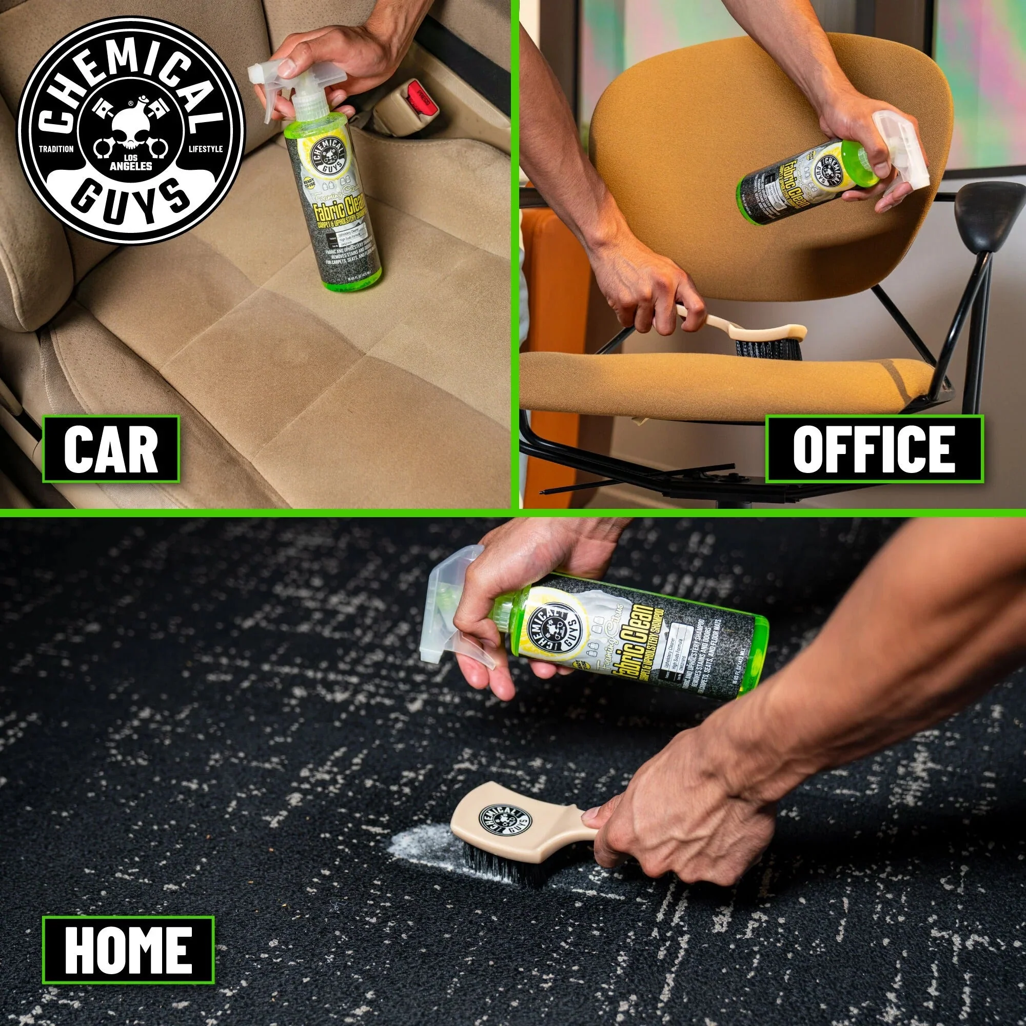 Foaming Citrus Fabric Clean Carpet & Upholstery Shampoo (16oz) - Image 4
