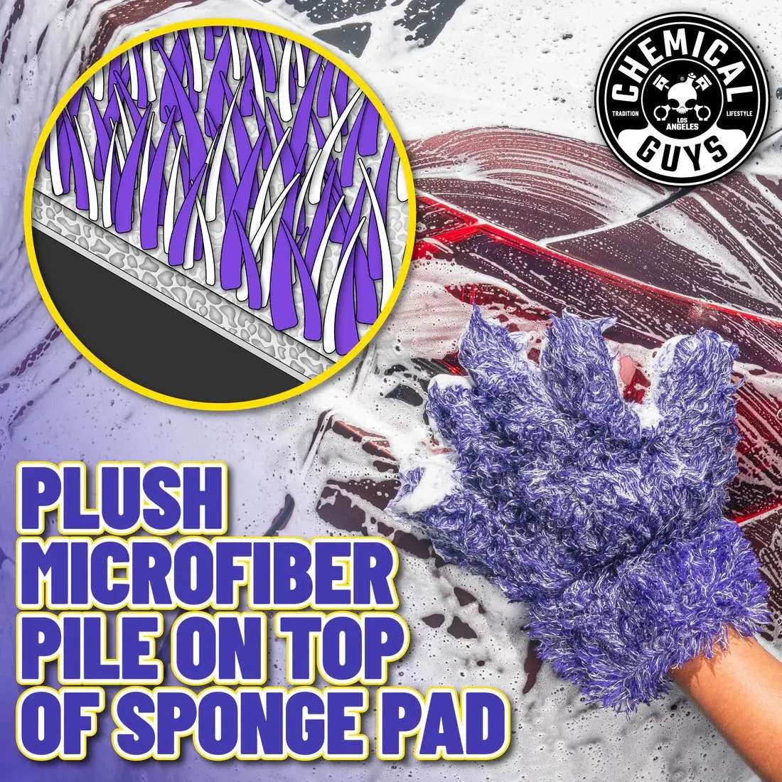 Furry Five Finger Stranger Helpful Handy Detailing Mitt - Image 12