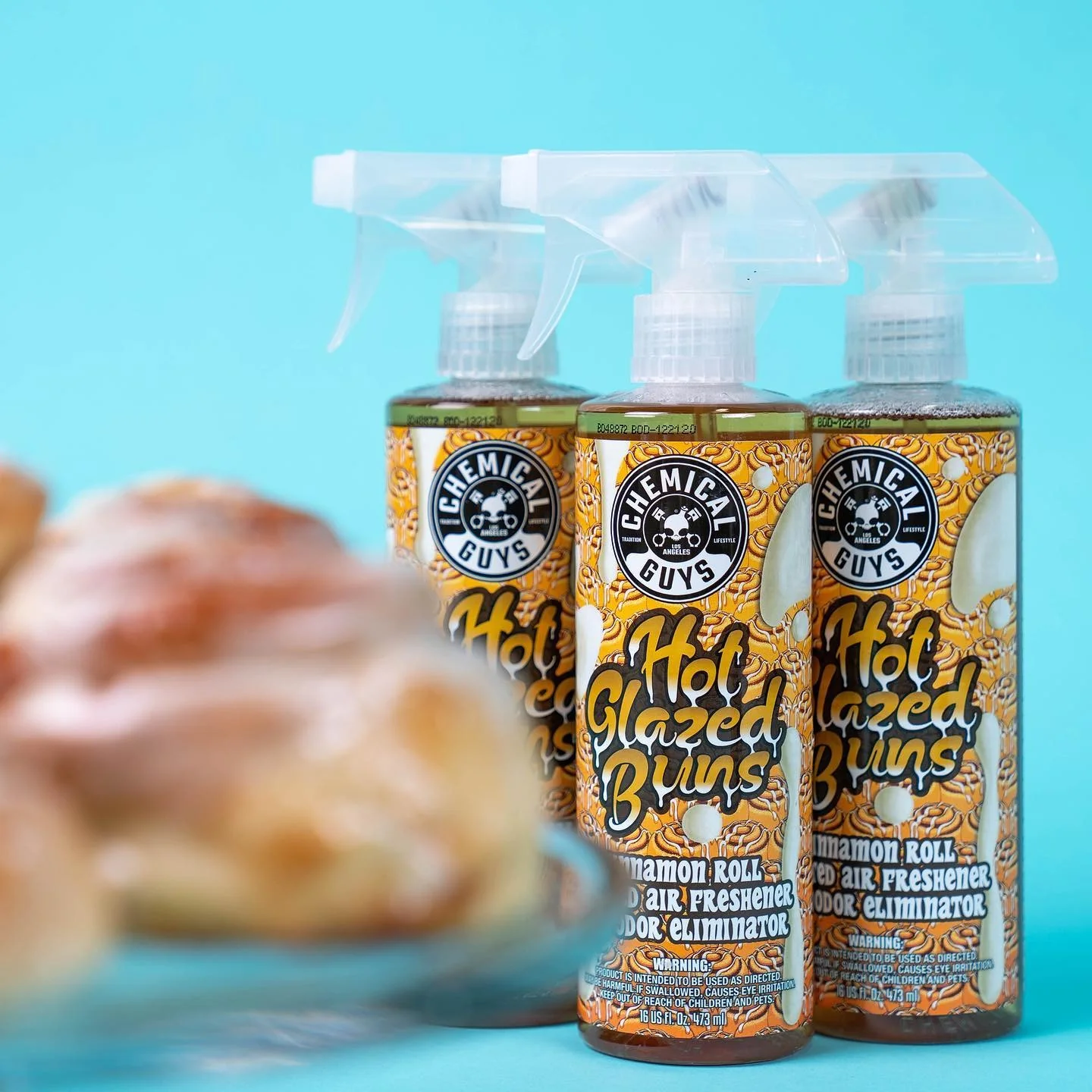 Hot Glazed Buns Cinnamon Roll Scented Air Freshener & Odor Eliminator - Image 4