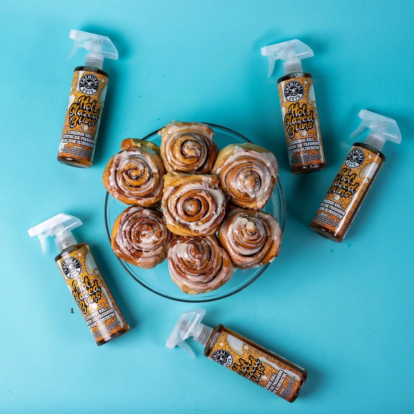 Hot Glazed Buns Cinnamon Roll Scented Air Freshener & Odor Eliminator - Image 5