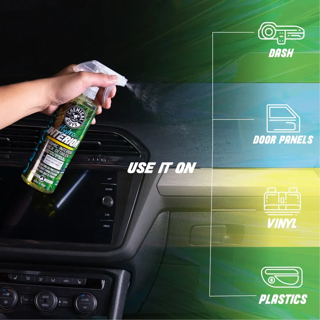 HydroInterior Ceramic Interior Quick Detailer (16oz) - Image 3