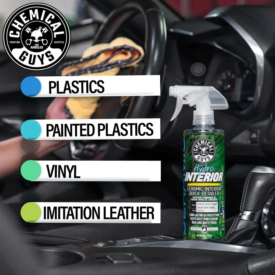 HydroInterior Ceramic Interior Quick Detailer (16oz) - Image 4