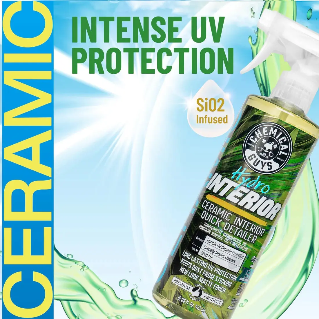 HydroInterior Ceramic Interior Quick Detailer (16oz) - Image 6