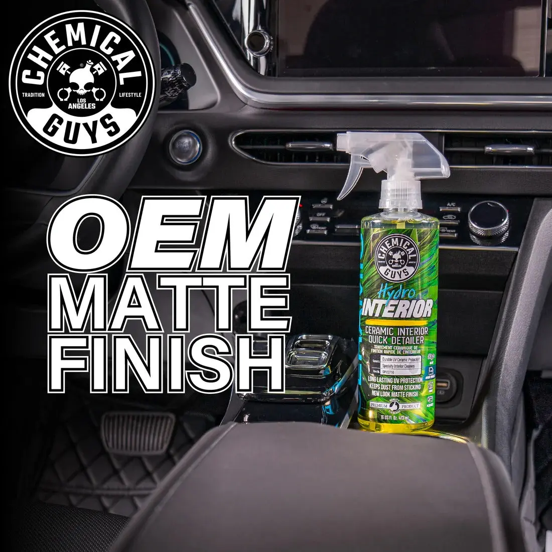 HydroInterior Ceramic Interior Quick Detailer (16oz) - Image 7