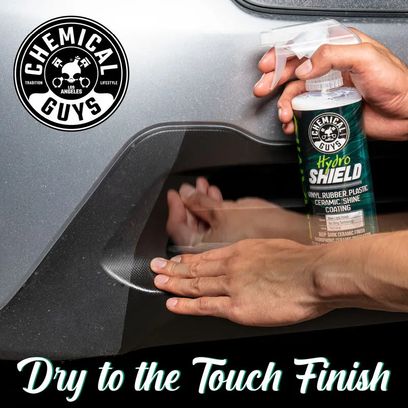 HydroShield Vinyl, Rubber, Plastic Ceramic Shine Coating (16oz) - Image 5