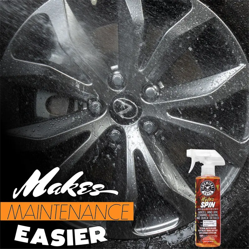 HydroSpin Wheel & Rim Ceramic Coating And Quick Detailer (16oz) - Image 8