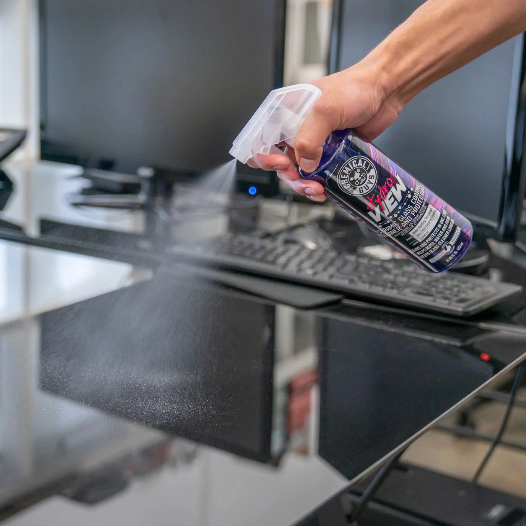 HydroView Ceramic Glass Cleaner & Coating (16oz) - Image 14