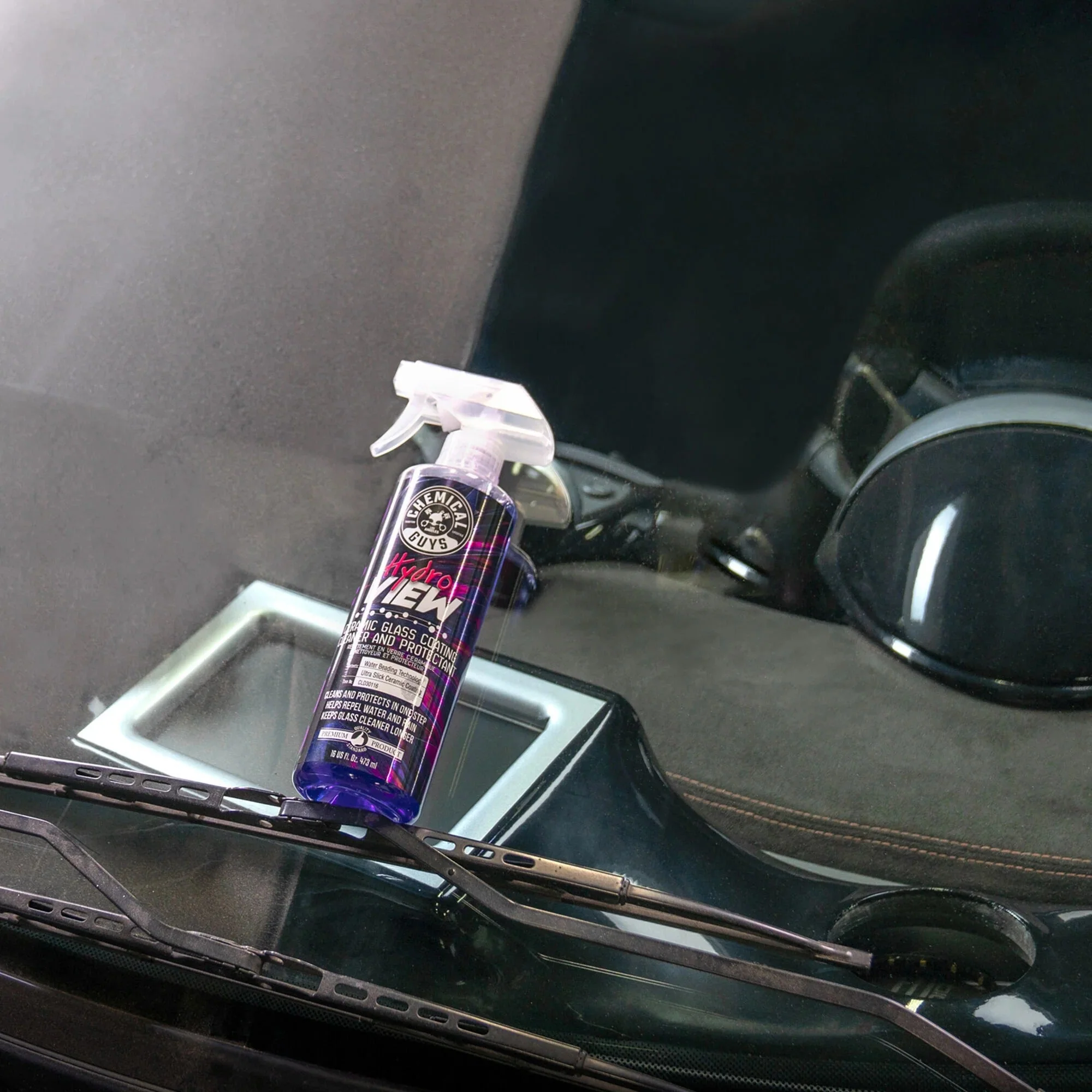 HydroView Ceramic Glass Cleaner & Coating (16oz) - Image 15