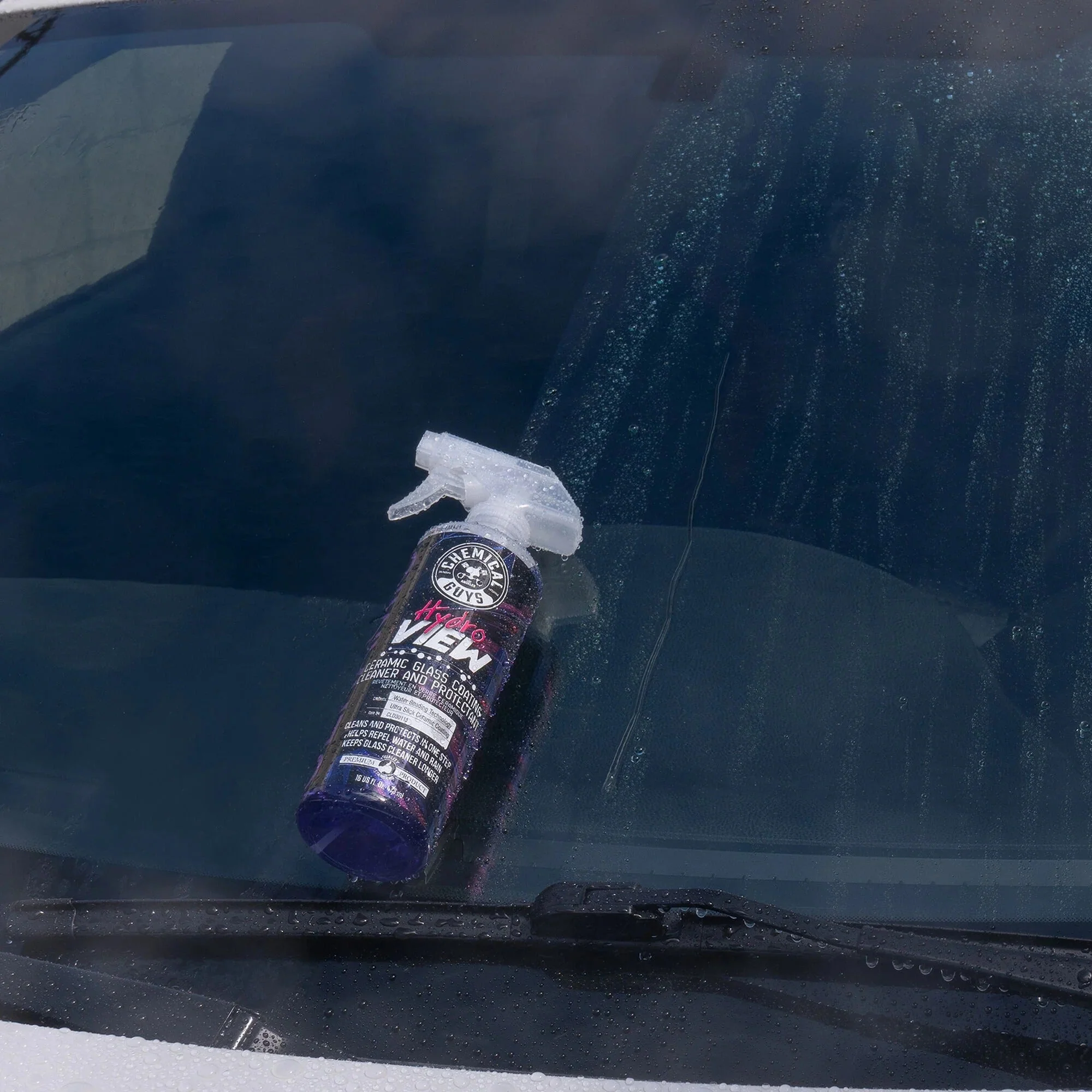 HydroView Ceramic Glass Cleaner & Coating (16oz) - Image 16