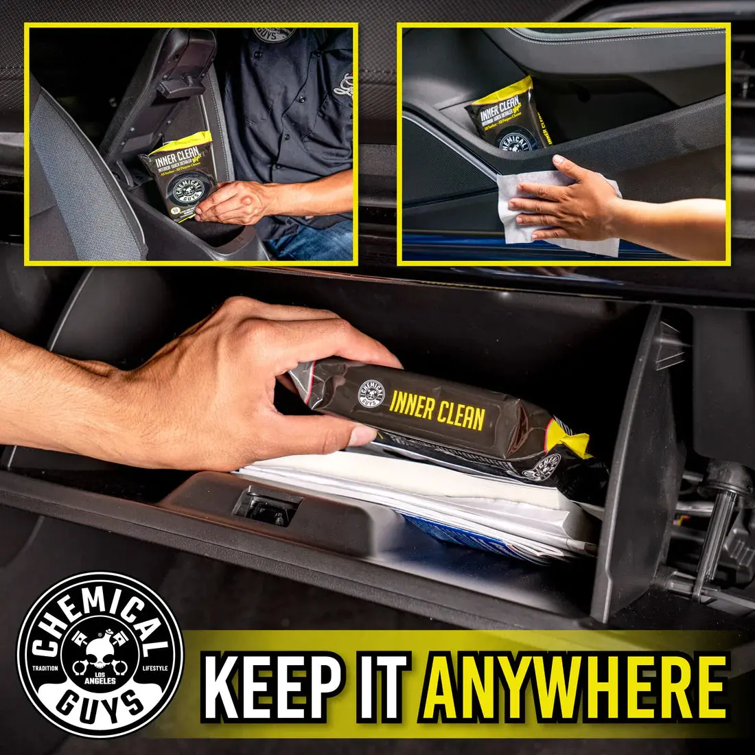 Innerclean Interior Quick Detailer & Protectant Car Wipes - Image 11