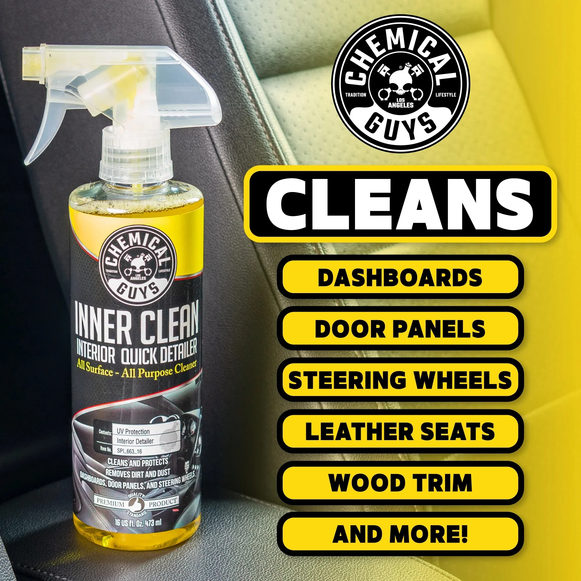 InnerClean Quick Detailer (16oz) - Image 8