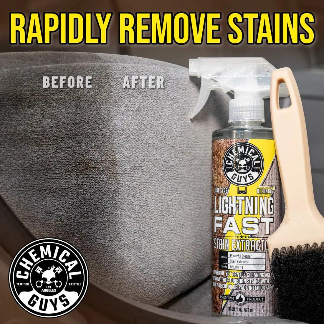 Lightning Fast Carpet & Upholstery Stain Extractor (16oz) - Image 6