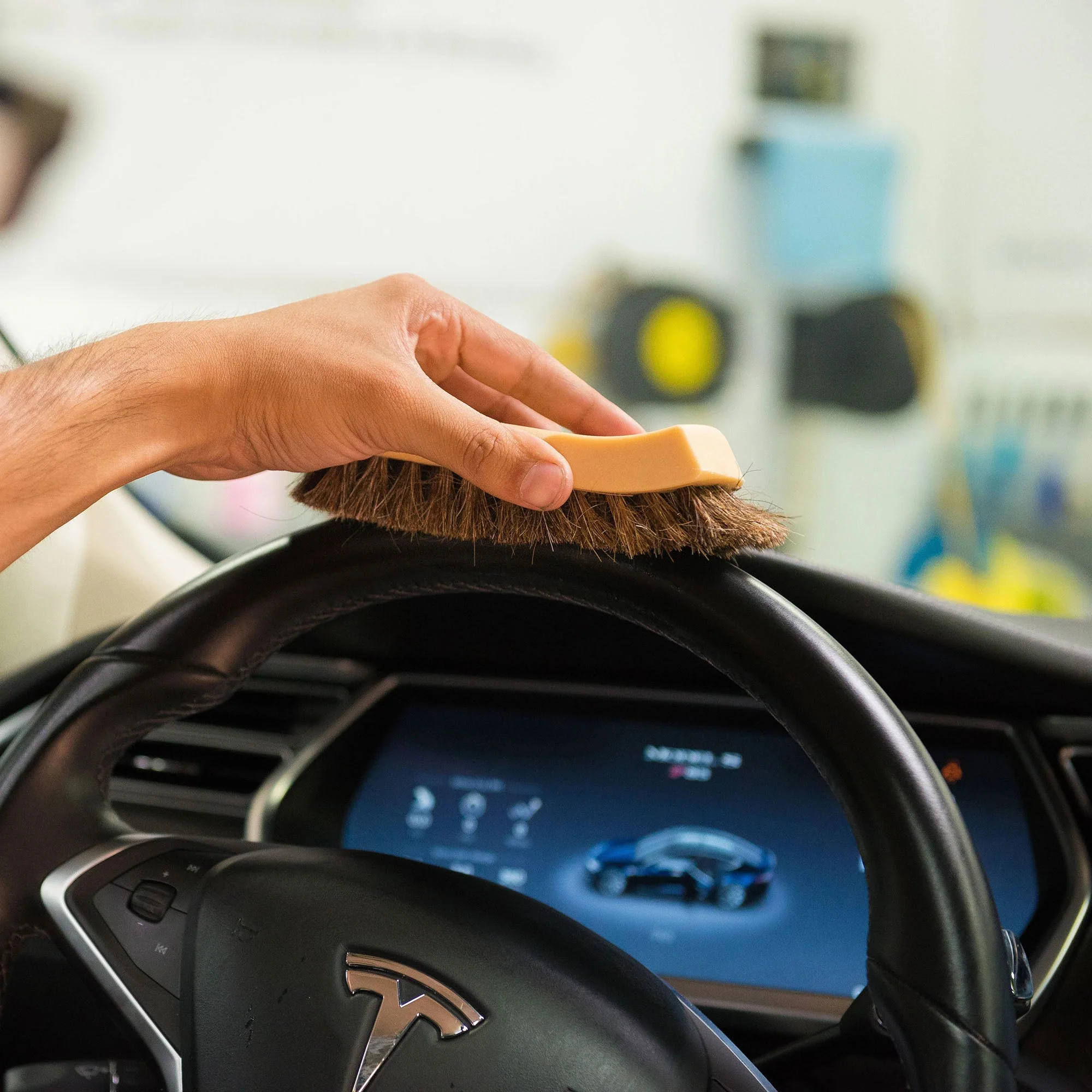 Long Horse Hair Interior & Upholstery Brush - Image 3
