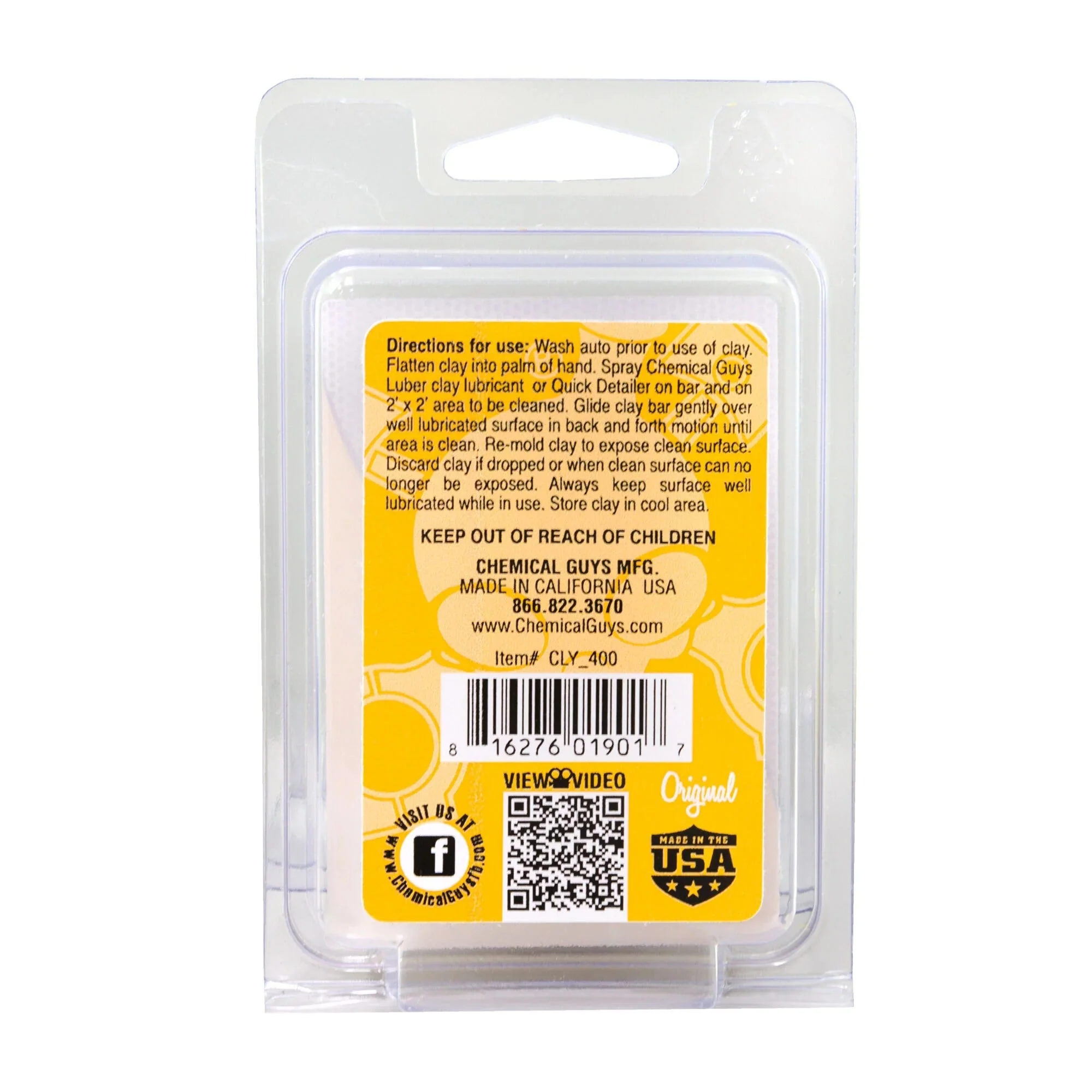 OG Clay Bar (Light/Medium Duty, Yellow) - Image 5