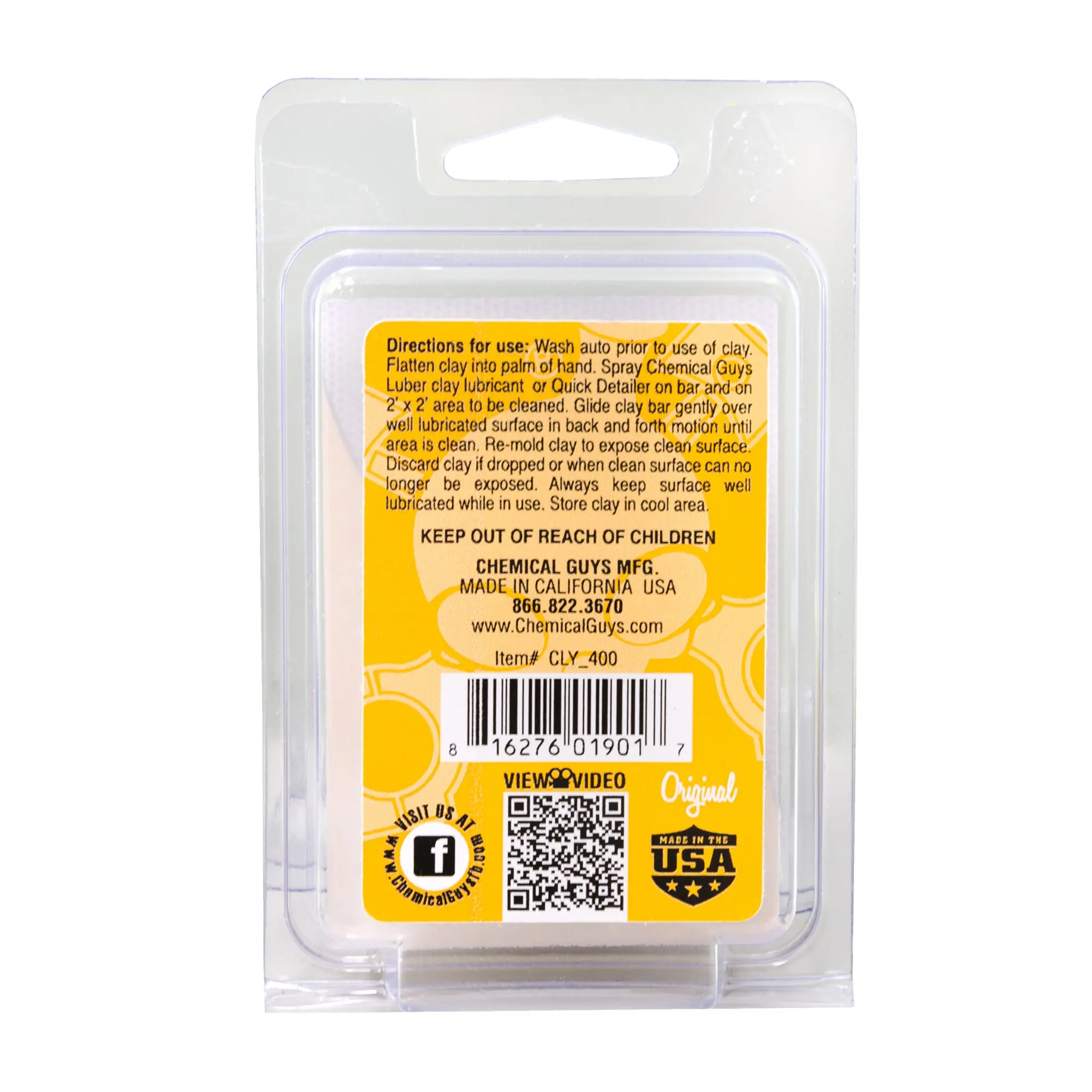 OG Clay Bar & Luber Synthetic Lubricant Kit, Light/Medium Duty - Image 5