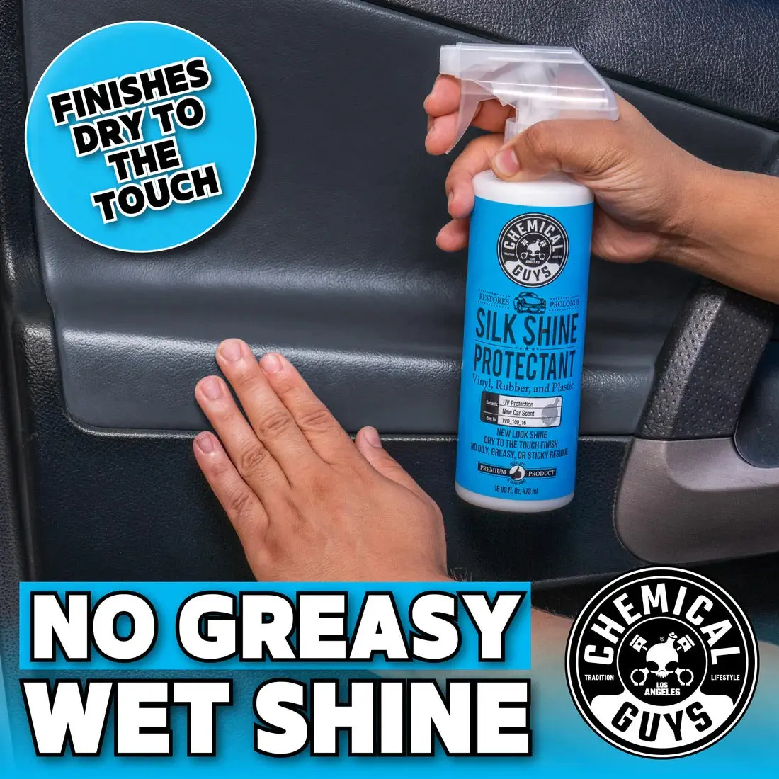 Silk Shine Protectant for Vinyl, Rubber, and Plastic (16oz) - Image 3