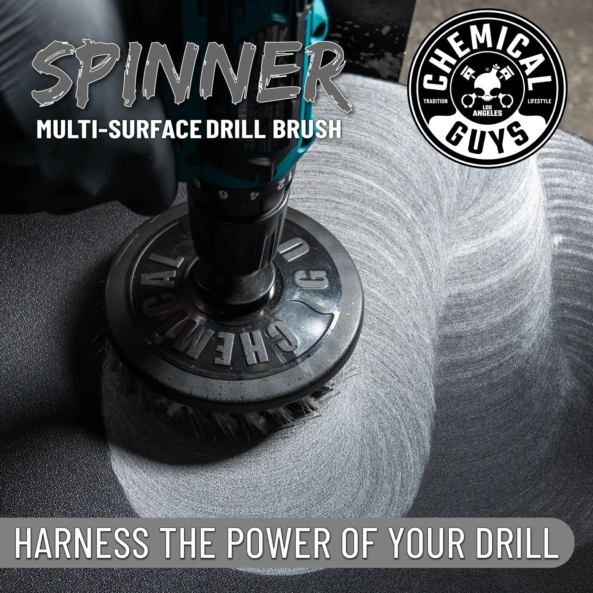 Spinner Carpet Drill Brush - Light Duty - Image 4