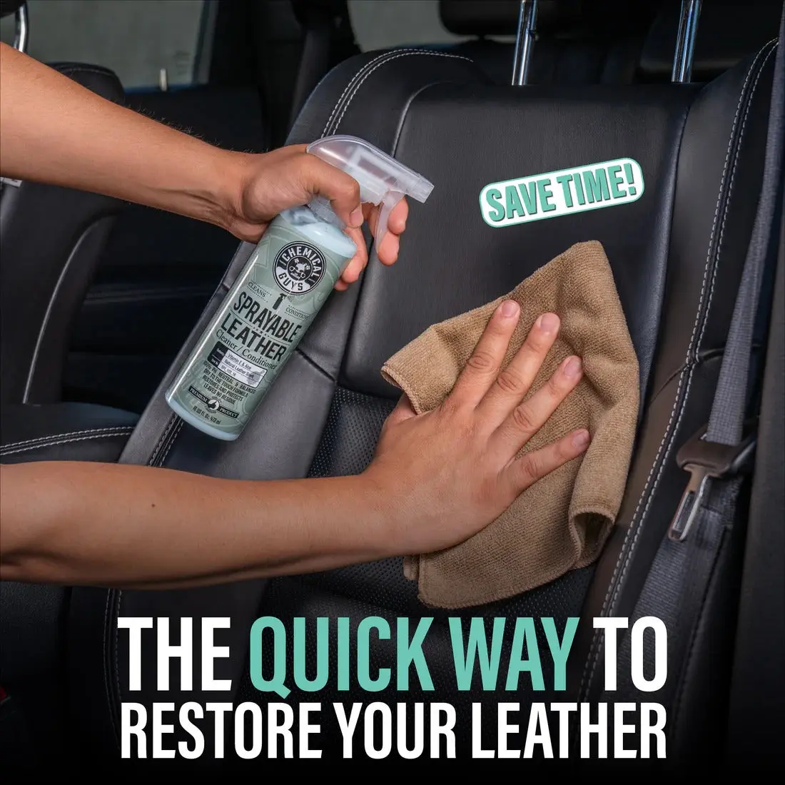 Sprayable Leather Cleaner & Conditioner with Vitamin E & Aloe - Image 4