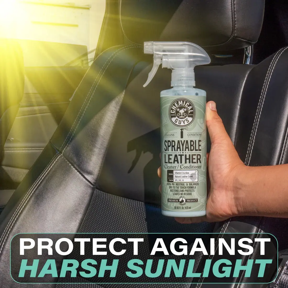 Sprayable Leather Cleaner & Conditioner with Vitamin E & Aloe - Image 9