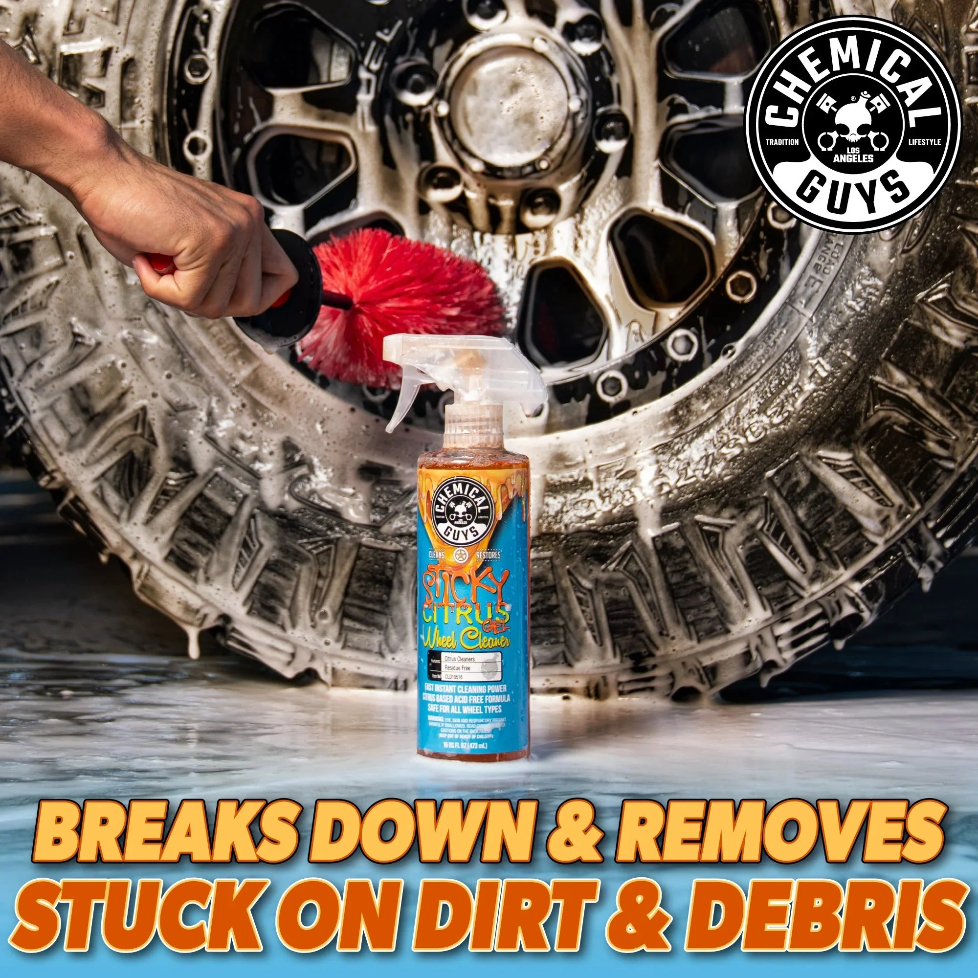 Sticky Citrus Gel Wheel Cleaner - Image 3