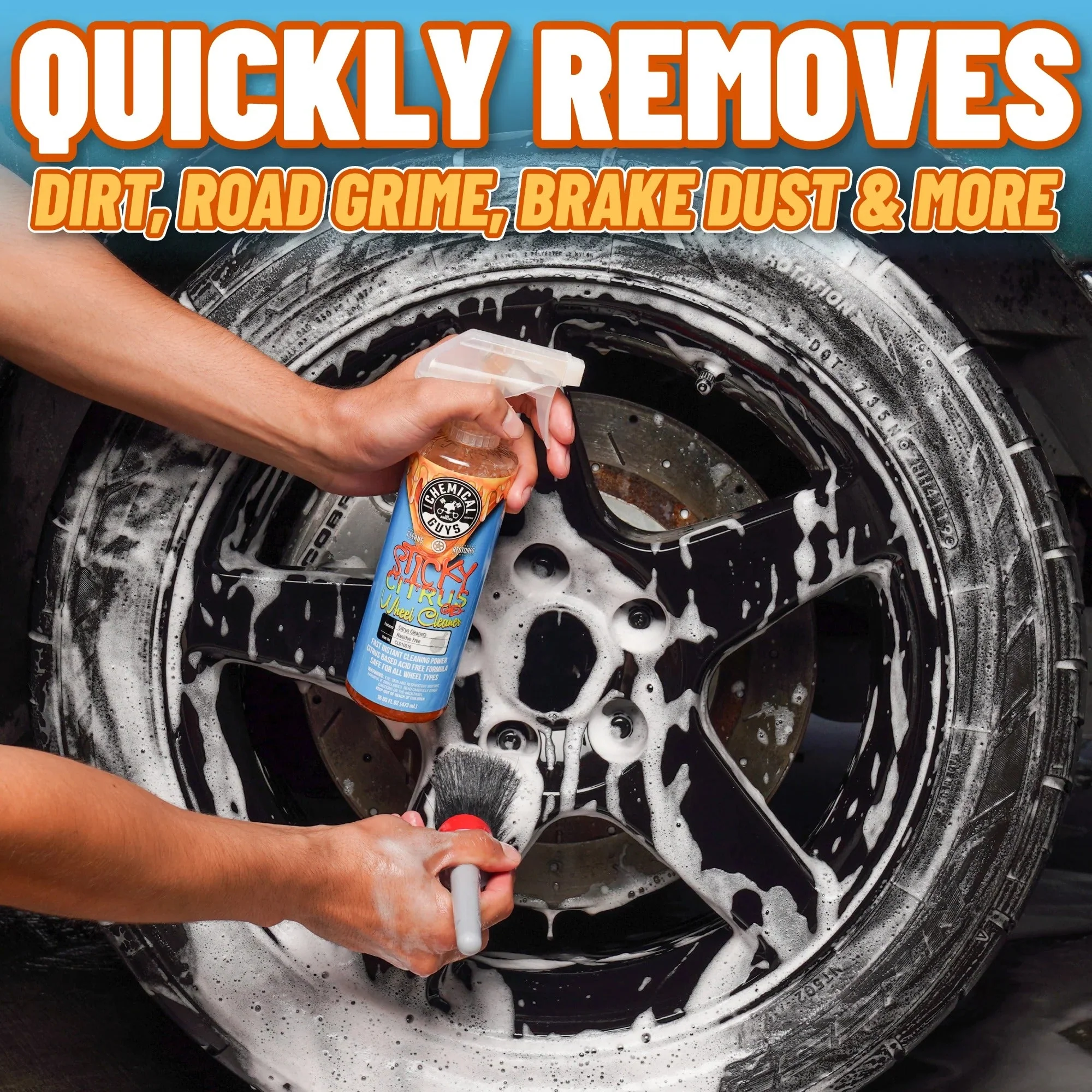 Sticky Citrus Gel Wheel Cleaner - Image 6