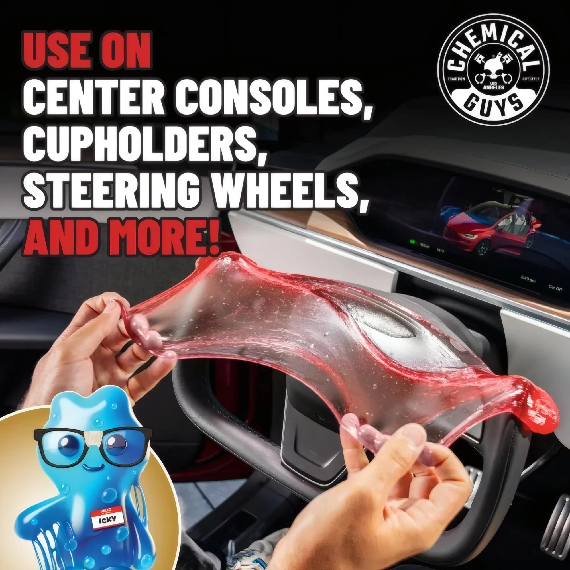 Sticky Icky Car Cleaning Gel 2 Pack - Image 4