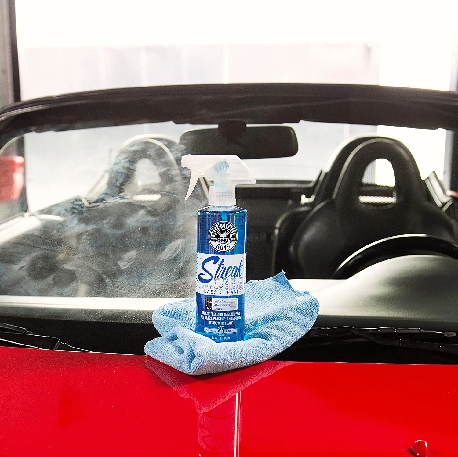 Streak Free Glass Cleaner & Waffle Weave Towel Bundle / Kit - Image 11