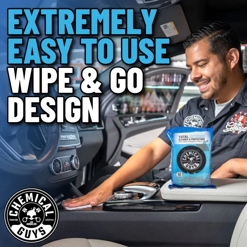 Total Interior Cleaner & Protectant Car Cleaning Wipes - Image 5