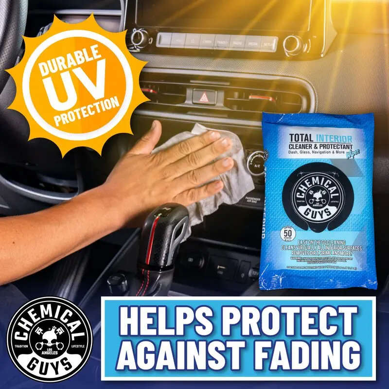 Total Interior Cleaner & Protectant Car Cleaning Wipes - Image 6