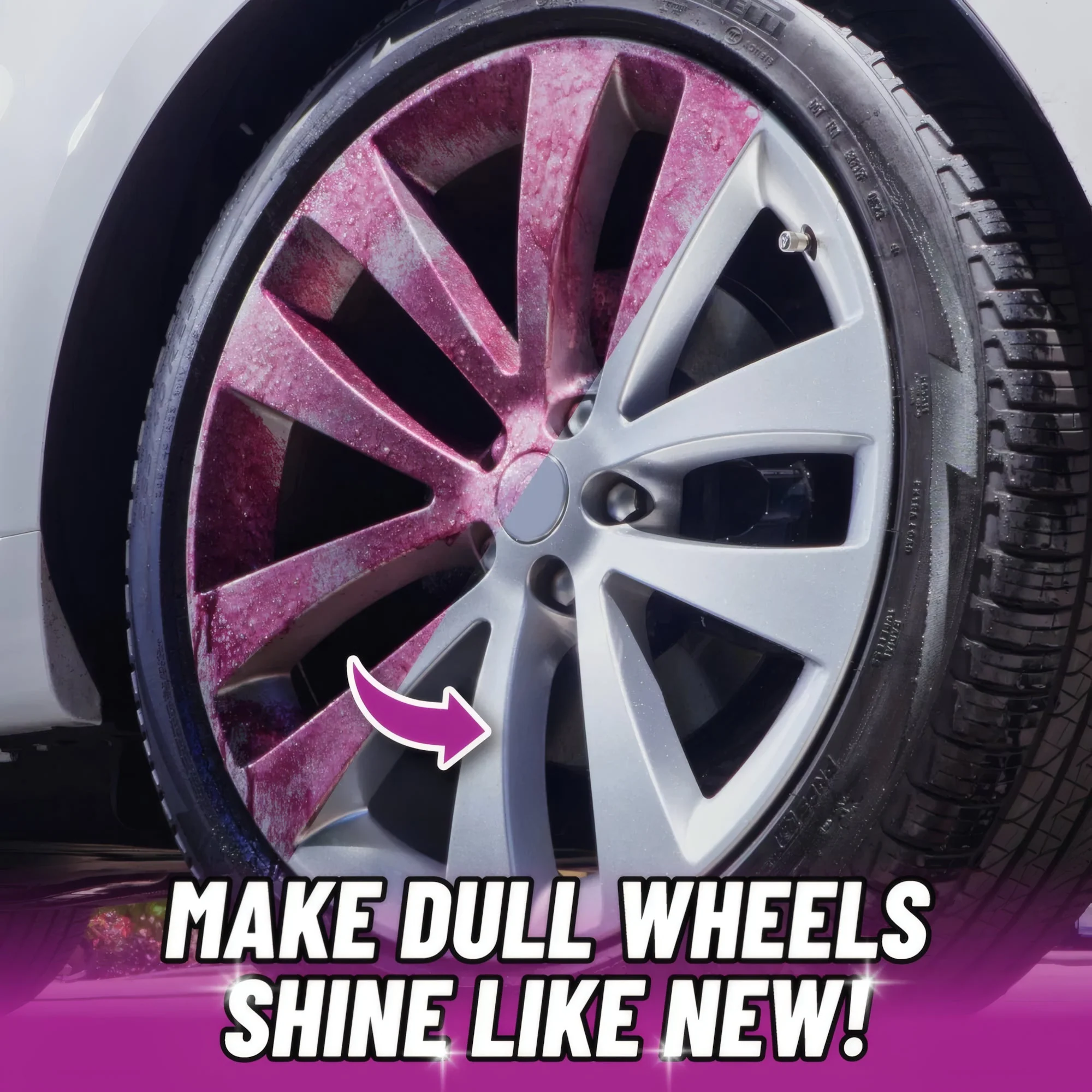 Two Face Colour Changing Wheel Cleaner - Image 3