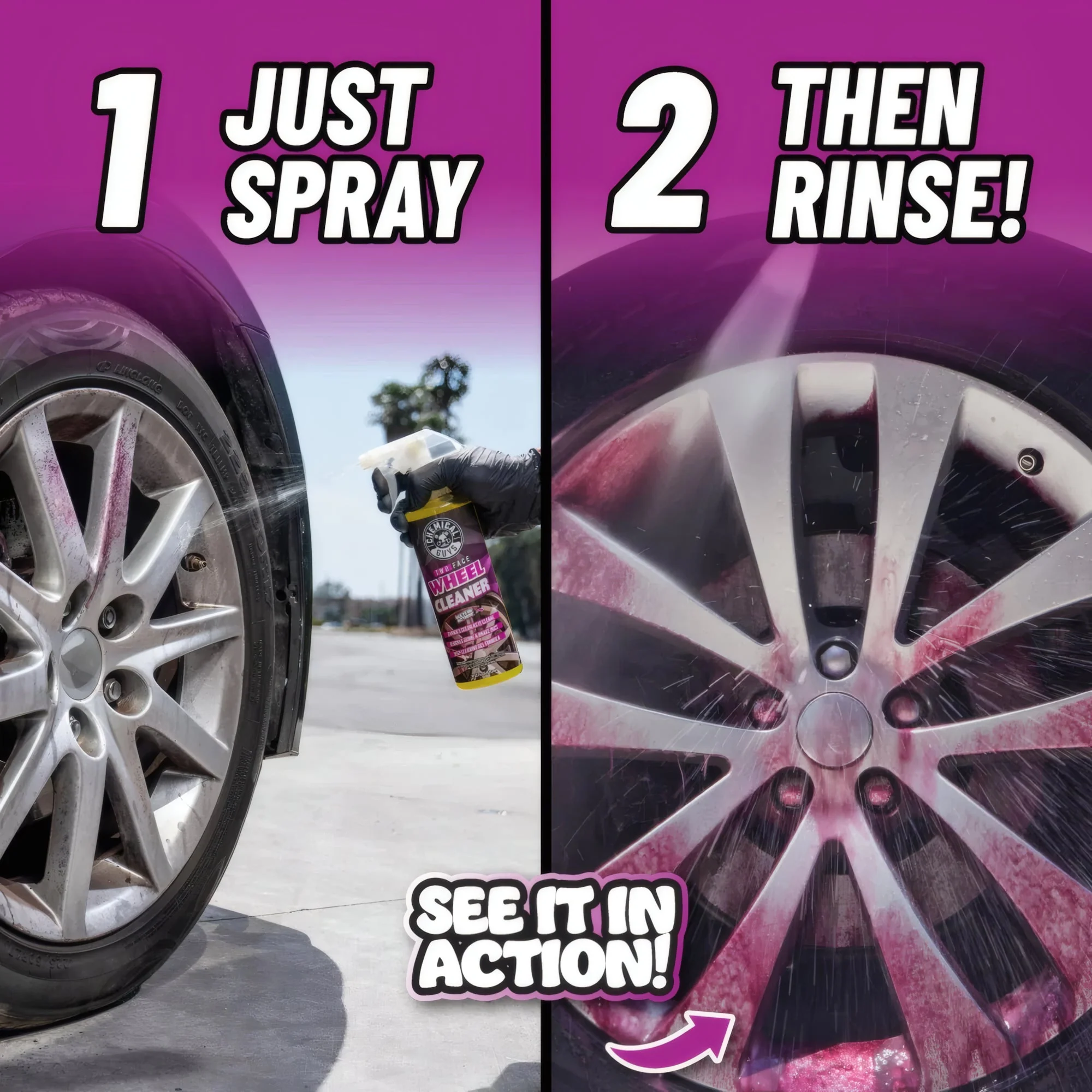 Two Face Colour Changing Wheel Cleaner - Image 5
