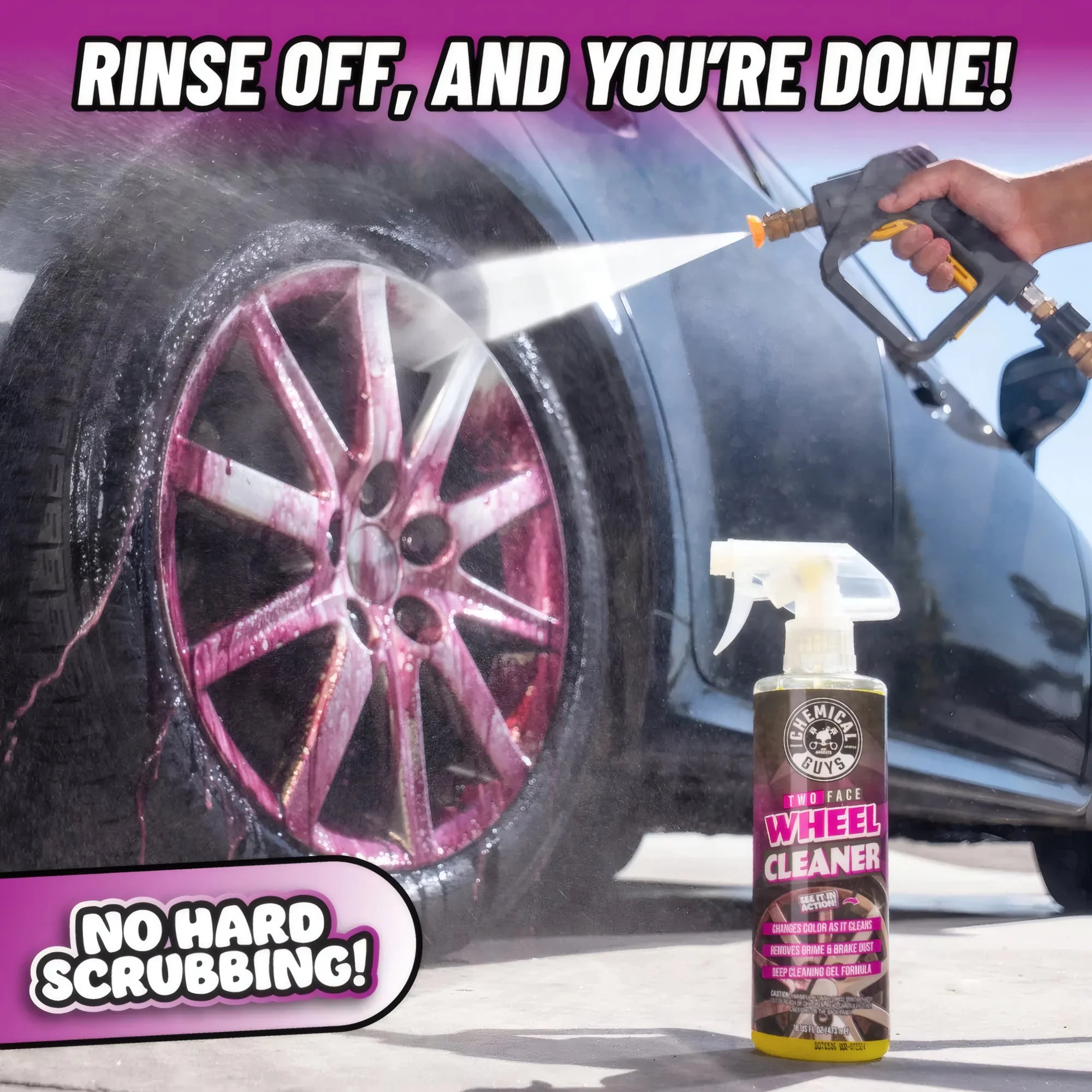 Two Face Colour Changing Wheel Cleaner - Image 7