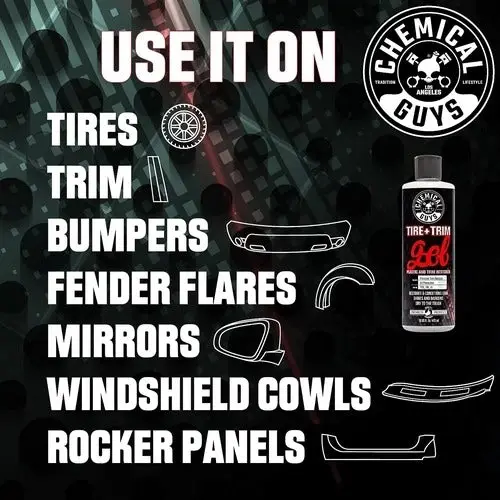 Tyre & Trim Gel - Rubber, Plastic & Tyre Restorer (16oz) - Image 9