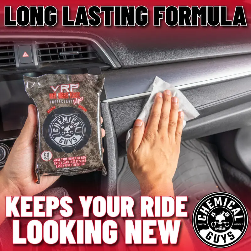 VRP Protectant Wipes for Vinyl, Rubber, and Plastic (50 Wipes) - Image 11