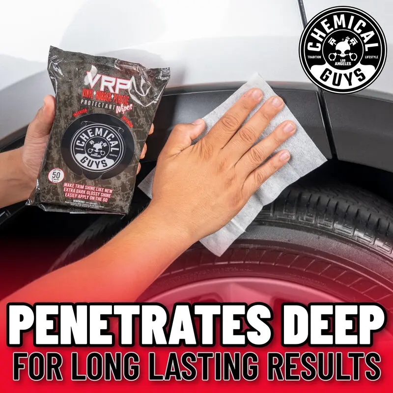 VRP Protectant Wipes for Vinyl, Rubber, and Plastic (50 Wipes) - Image 13