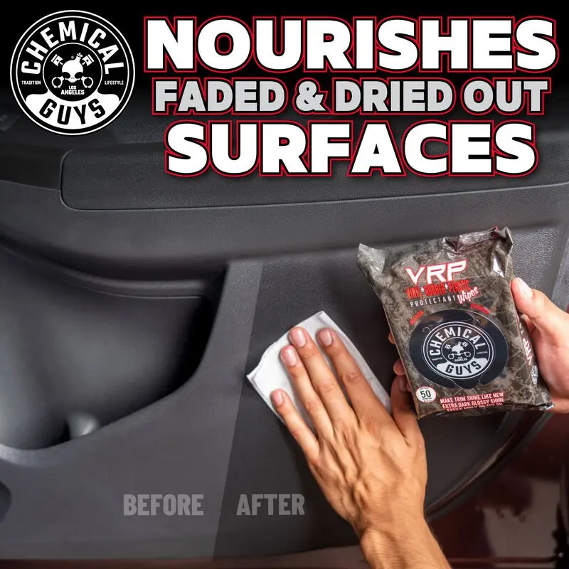 VRP Protectant Wipes for Vinyl, Rubber, and Plastic (50 Wipes) - Image 5