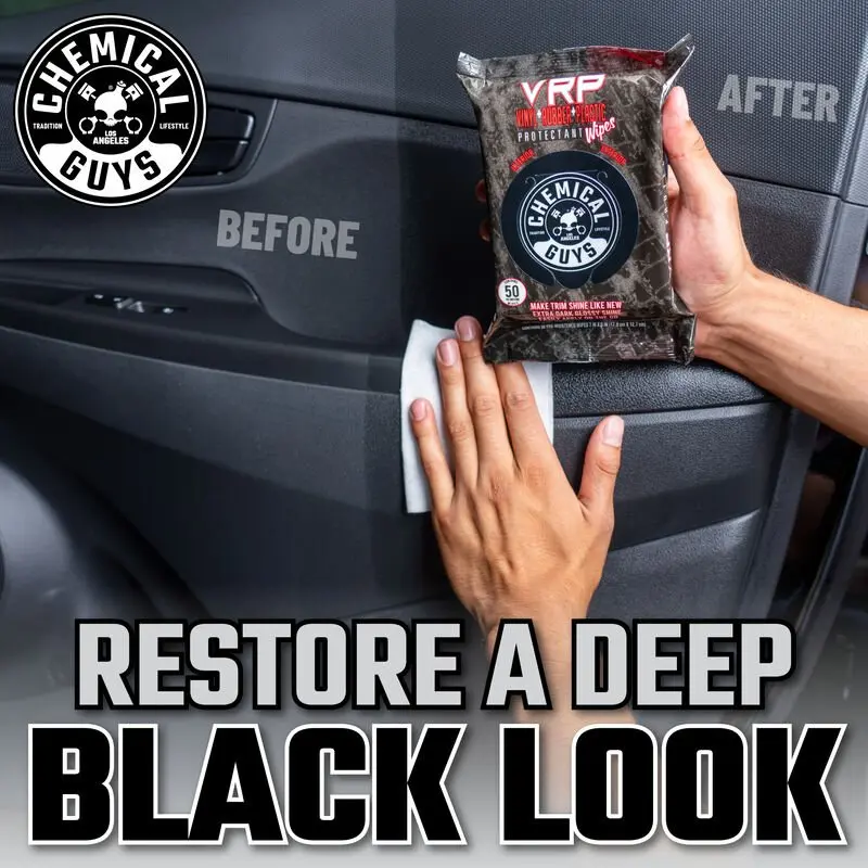 VRP Protectant Wipes for Vinyl, Rubber, and Plastic (50 Wipes) - Image 6