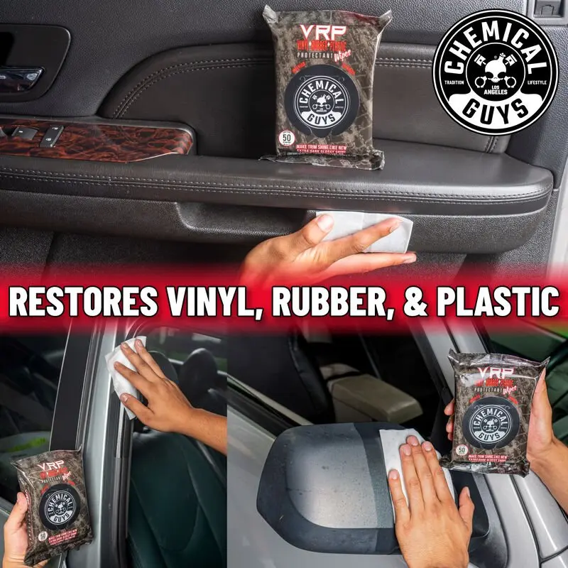 VRP Protectant Wipes for Vinyl, Rubber, and Plastic (50 Wipes) - Image 8